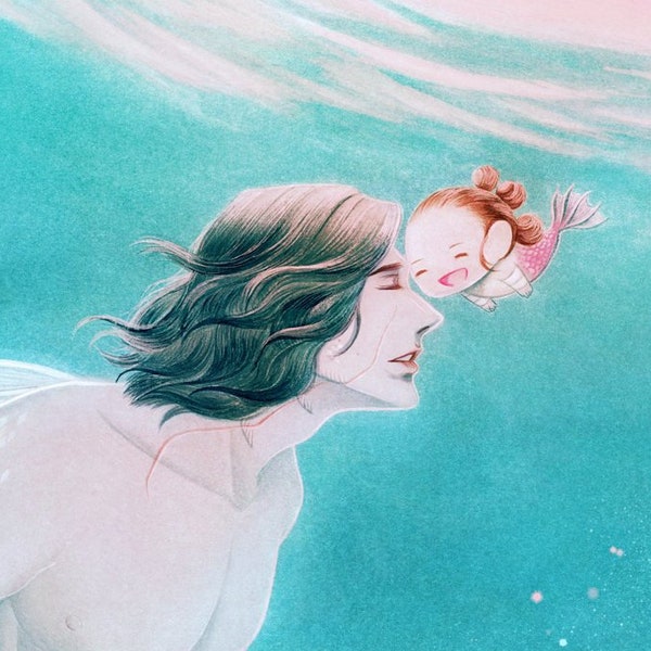 Reylo - The Little Mermaid and the Sea Serpent (Rated-G) E-comic