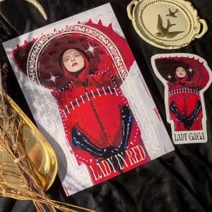Lady Gaga - Abrakadabra Kunstdrucke und Sticker