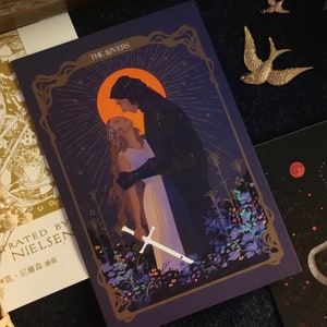 Reylo - Impression carte postale Les amoureux