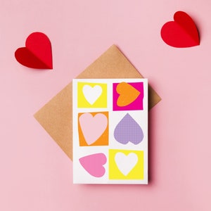 Biglietto d'amore a forma di cuore, biglietto d'auguri a cuore, biglietto d'auguri d'amore, biglietto di San Valentino