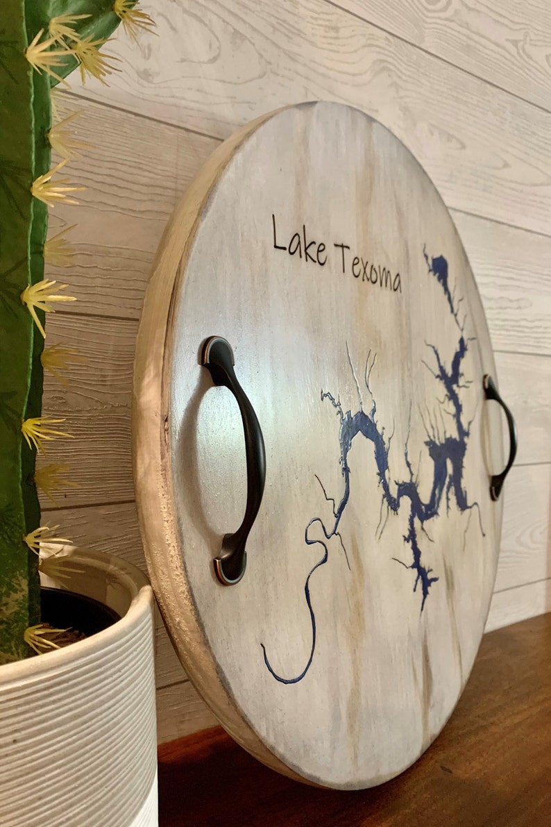 Any Lake Custom Art Personalized Lake House Decor Lake Map Etsy