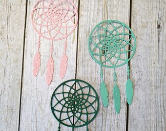 5x Stamped Dreamcatcher Scrapbooking