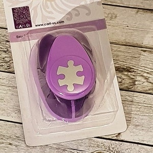 Motivlocher / Stanzer Hebel Stanzer groß  "Puzzle"