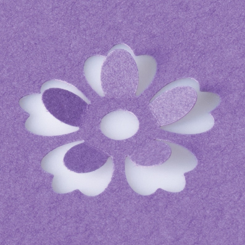 Motif punch hole punch lever punch pop up flower