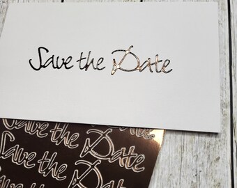 Contour stickers Save the Date