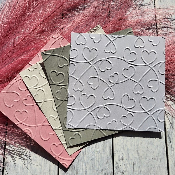 Embossed Craft Paper Heart
