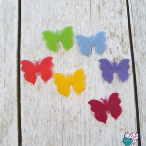 10x Wachs - Schmetterling für Kerzen