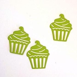10x Stanzteil Cupcake