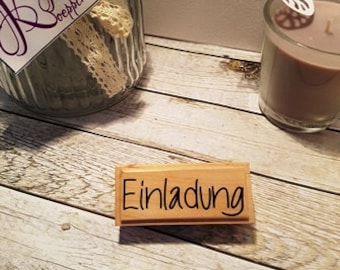 Stempel  "Einladung"