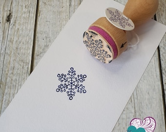 Stempel rund  "Ice Crystal"