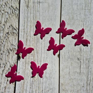 10x Wachs - Schmetterling für Kerzen