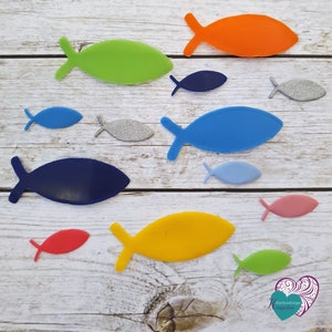 10x Wachs Fische Kerzengestaltung