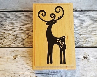 Wooden stamp "moose"