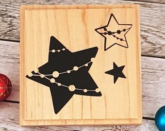 Wooden stamp "stars"