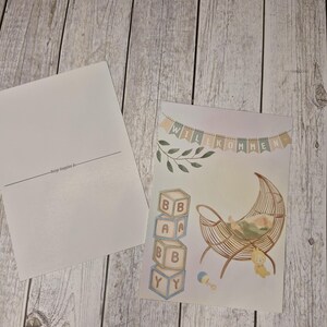 Carte / Carte postale Bienvenue Bébé