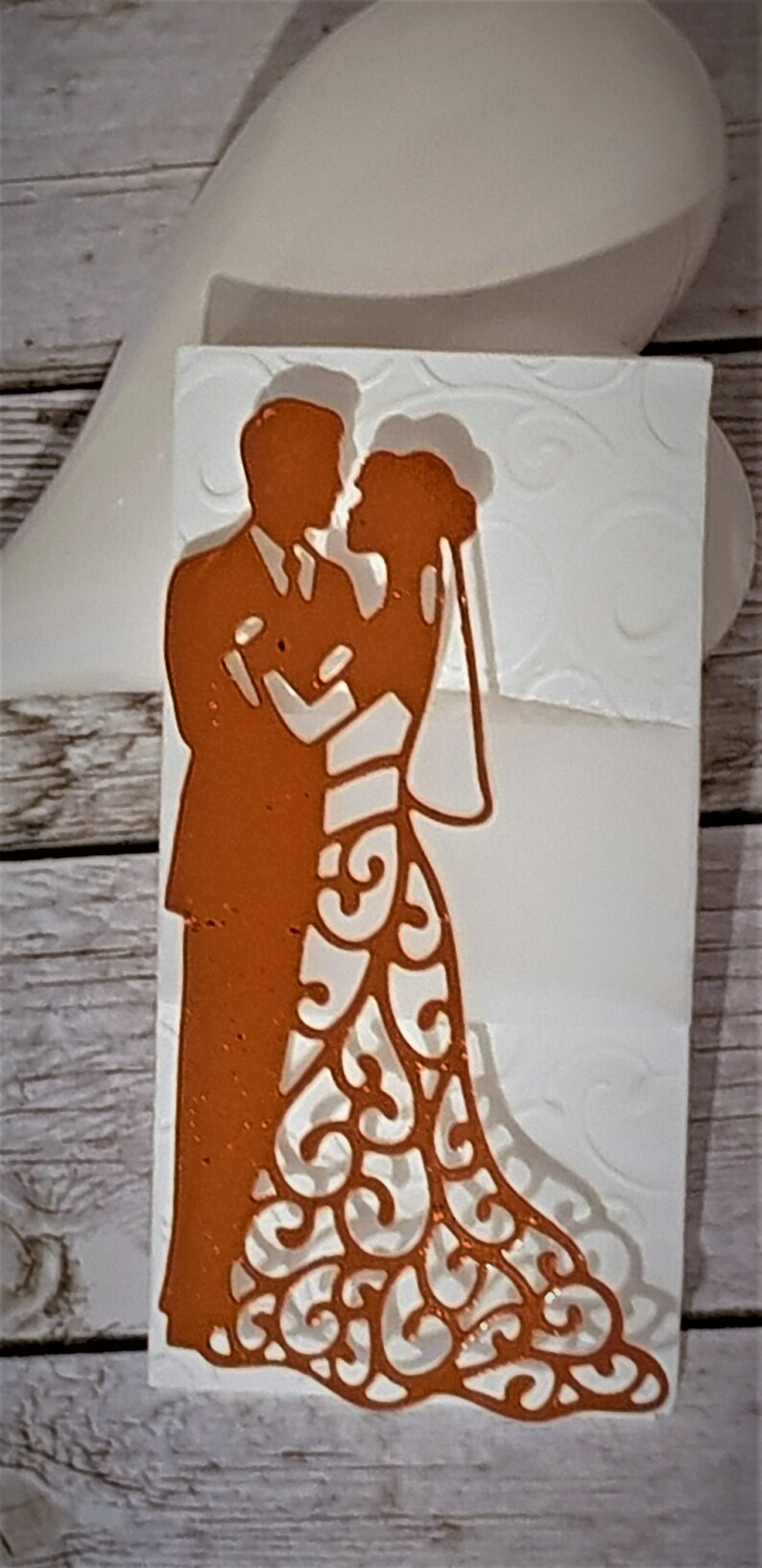 10x happy tears handkerchiefs wedding couple embossed for the wedding TT101