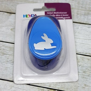 Motivstanzer / Locher Hebel Stanzer groß  "Hase"