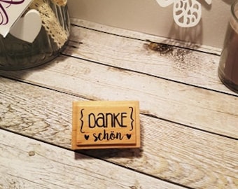 Stempel  "Danke schön"