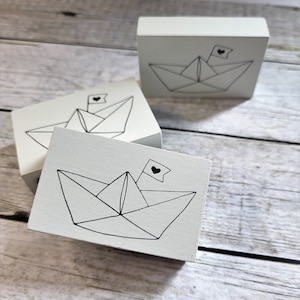 Stempel  Boot / Papierschiffchen
