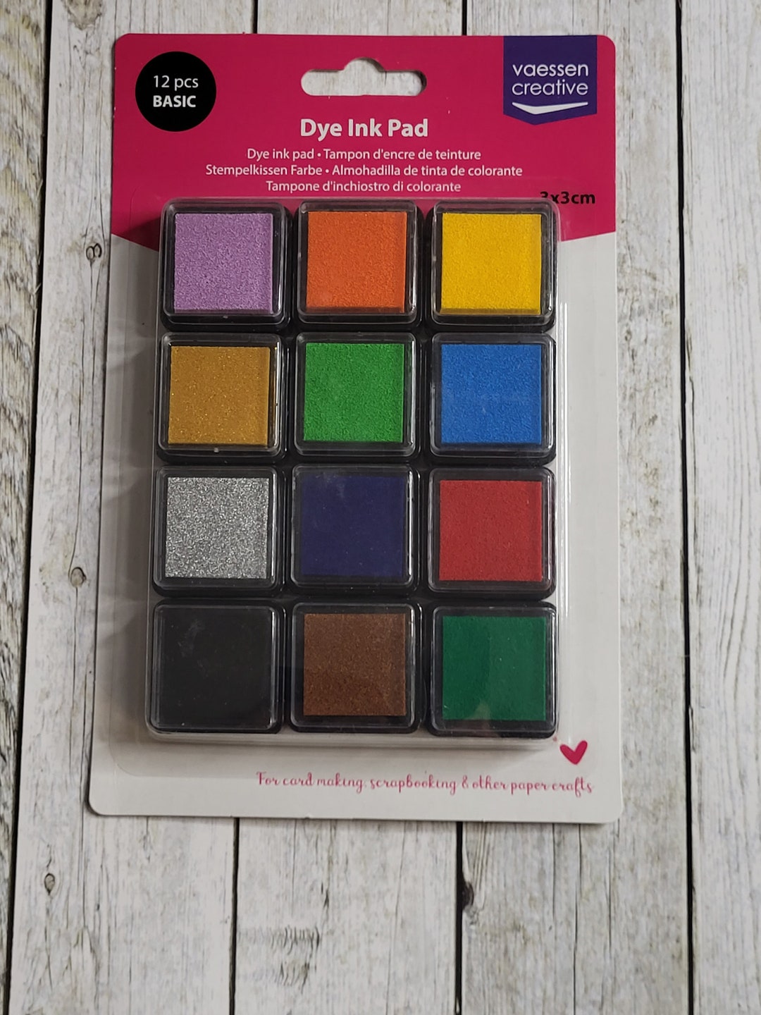 Stamp Pad Set 12 Pieces Etsy