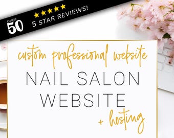Nail Salon Website, website template, custom web design, website, custom website, website, custom design, custom site, custom website