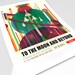 Bitcoin -  'To The Moon and Beyond' Vintage Art Poster / Print 