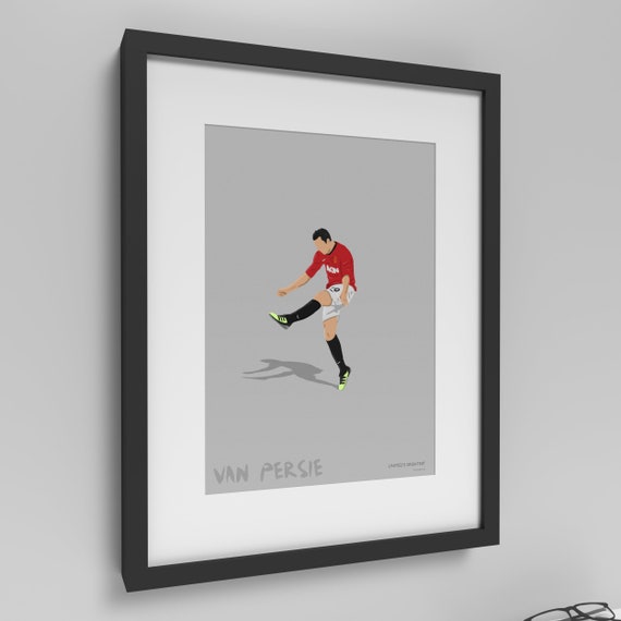 Manchester United Art Robin van Persie Poster 
