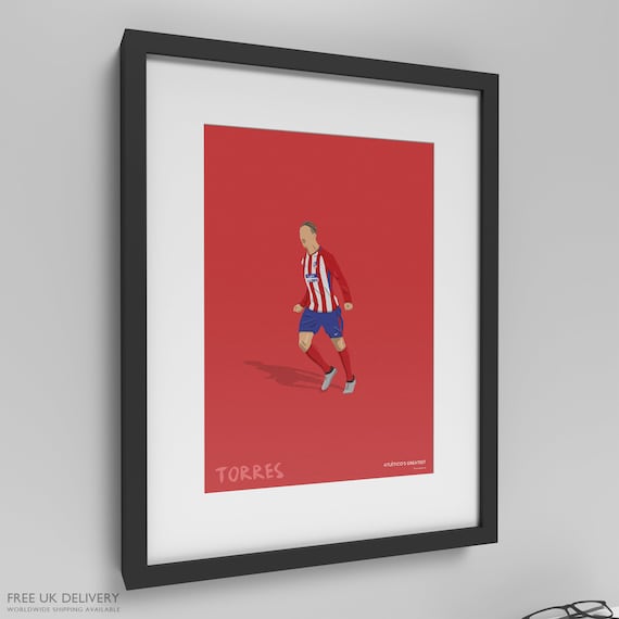 61x91,5 cm Fernando Torres 17/18 Fußball Atletico Madrid Sport Poster 