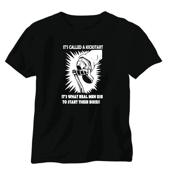 It's called a kickstart motorcycle tee shirt t shirt Etsy