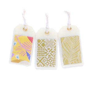 Verdant Collection Wiederverwendbare Geschenkanhänger | Finney & Roo Nachhaltige Geschenkverpackung