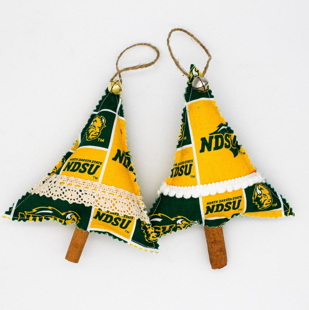 Football Tree Ornament NDSU Christmas Decoration Etsy