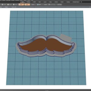 Snor || Papa || Koekjesvormer || Digitale download || Direct downloaden *GEEN FYSIEKE ITEM*
