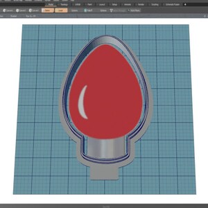 Żarówka świąteczna || Vintage || Foremka do ciastek || Boże Narodzenie || Pobieranie cyfrowe || Natychmiastowe pobieranie *BRAK PRZEDMIOTU FIZYCZNEGO*