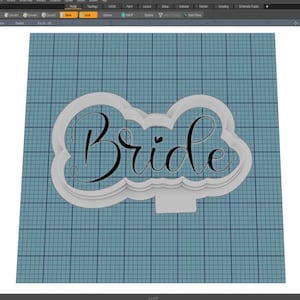 Bride || Cookie Cutter || Wedding || Bridal Shower || Script || Digital Download || Instant Download *NO PHYSICAL ITEM*