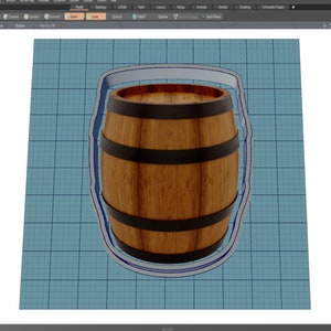 Whiskey Barrel|| Cookie Cutter || Whiskey|| Barrel|| Alcohol || Digital Download || Instant Download *NO PHYSICAL ITEM*