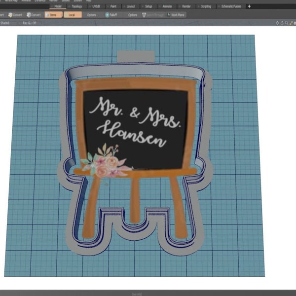 Chalkboard Easel || Cookie Cutter || teacher || School || Digital Download || Instant Download *NO PHYSICAL ITEM*