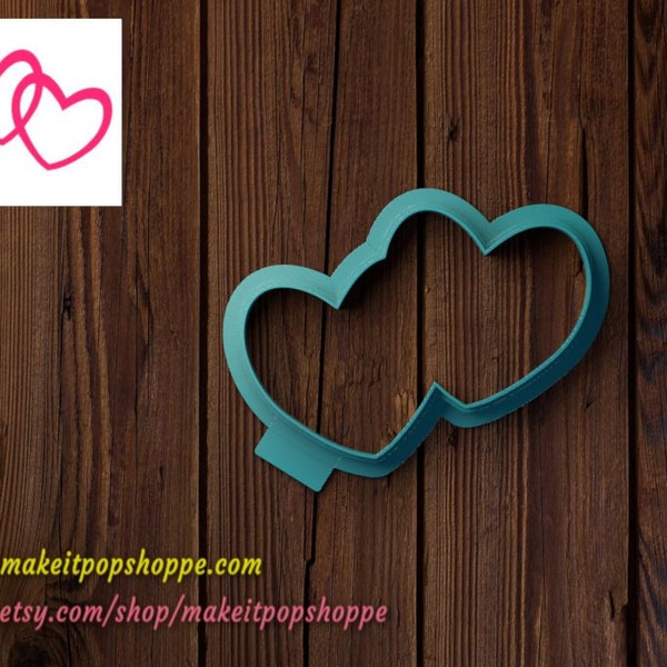 Entwined Hearts || Cookie Cutter|| Valentine's Day|| Typewriter || Type ||Cookies, Fondant, Cutters