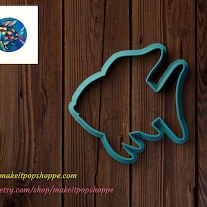 Rainbow Fish || Cookie, Fondant, Soap Cutter || Cookie Cutter