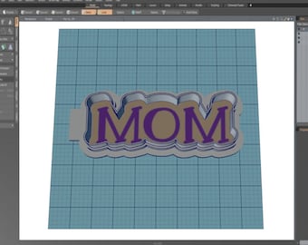 Mom || Cookie Cutter || Digital Download || Instant Download *NO PHYSICAL ITEM*