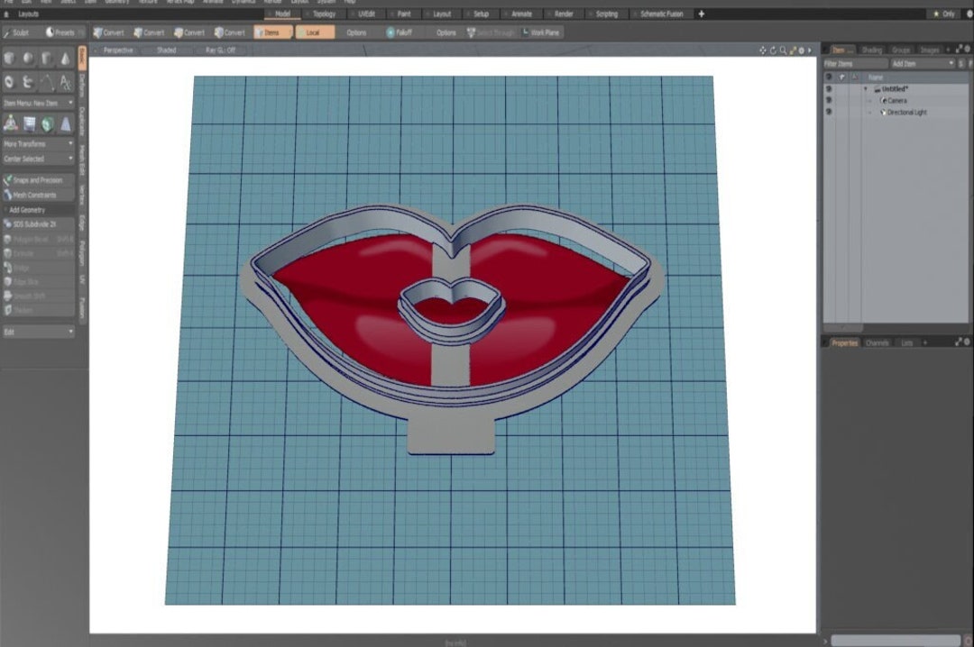 Lips Cutter Lips Cutter || 3d Printed || Cookie Cutter || Digital Download || Stl ...