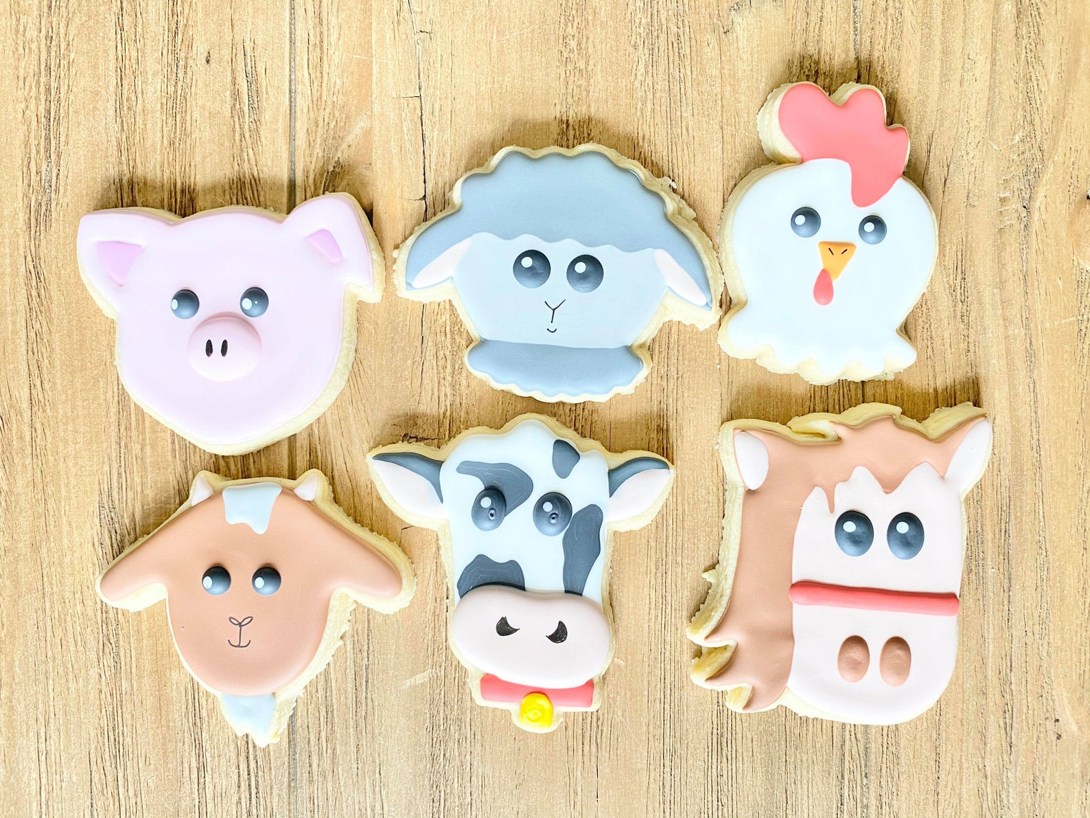 Farm Animal Cookie Cutters Farm Animal Cookie Cutters Etsy