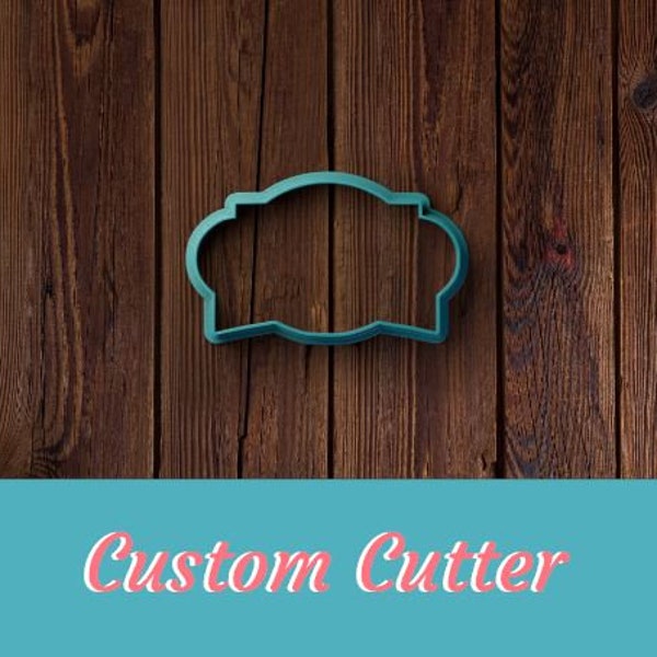 Custom || Cookie Cutter || PLA, 3D printed, **YOU DESIGN!**