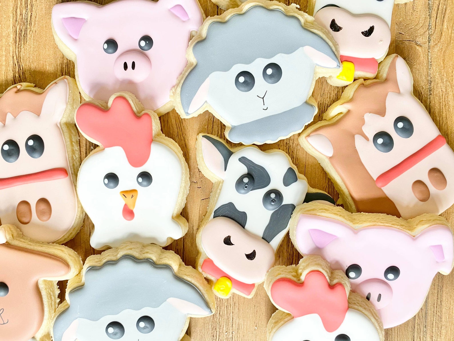Farm Animal Cookie Cutters Farm Animal Cookie Cutters Etsy