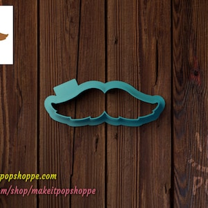 Mustache || Stencil || Cookie, Fondant, Soap Cutter || Father&#39;s Day || Birthday || Holiday