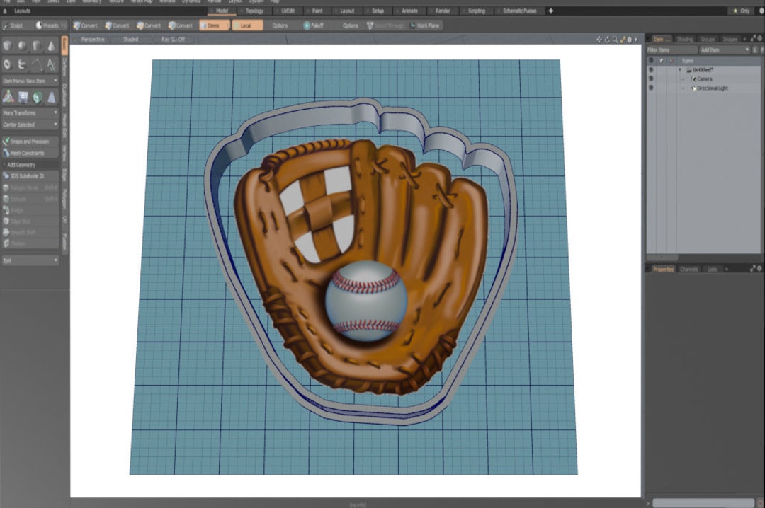 Baseball Mitt Cookie Cutter Baseball Mitt Baseball Glove Cookie Cutter