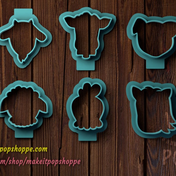 Farm Animal Cookie Cutters || Farm Animal Cookie Cutters|| Barnyard Animals || Kitchen Utensils