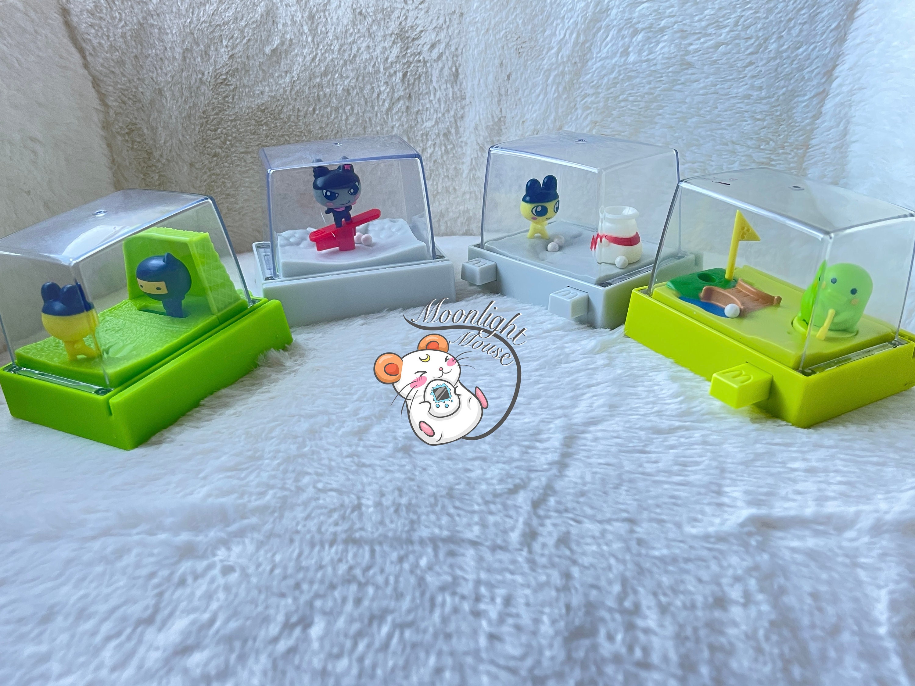Tamagotchi Connection McDonald's Happy Meal Figures Bandai Japan 2012