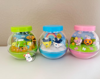 Tamagotchi Mini Terrarium Figure - Officially Licensed Gachapon