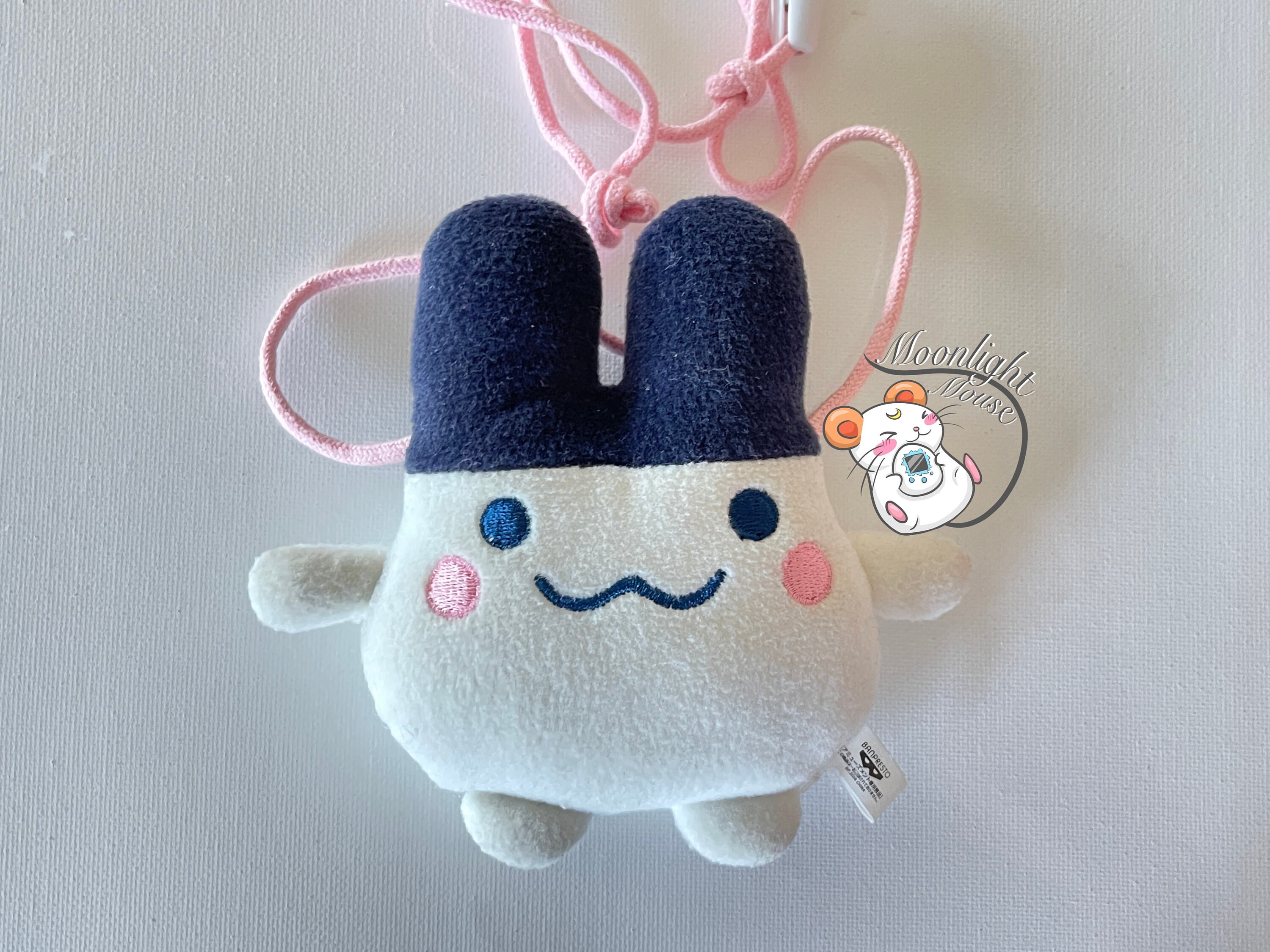 Tamagotchi Connection Lanyard Charm Pouch Mametchi Mimitchi