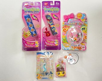 Tamagotchi Connection Gotchi Gear Music Star Lanyard Cookie Charm Tamasuku Mametchi Bandai Japan 2005 2008